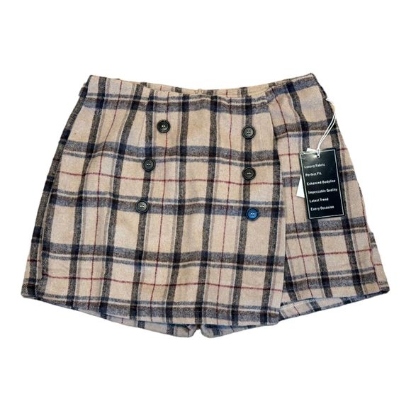 Have Pants - NWT Have Los Angeles Plaid Skort